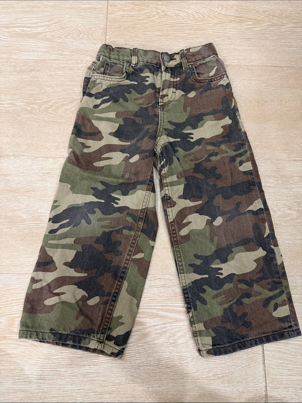 Cotton On Kids Camo Cargo Pants - Green Camouflage